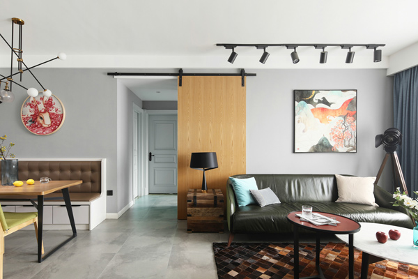 106平簡(jiǎn)約風(fēng)，喜歡吧臺(tái)的設(shè)計(jì)